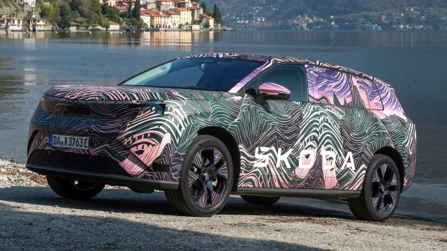 Skoda Unveils Its Largest Electric SUV Featuring Innovative Firsts