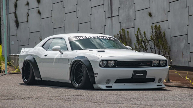Liberty Walk Turns a Dodge Challenger Into a Jet-Inspired Widebody Showpiece