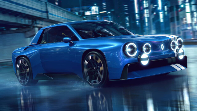 Renault 8 Gordini Concept Debuts as a 270-HP Rear-Wheel-Drive Electric Coupe