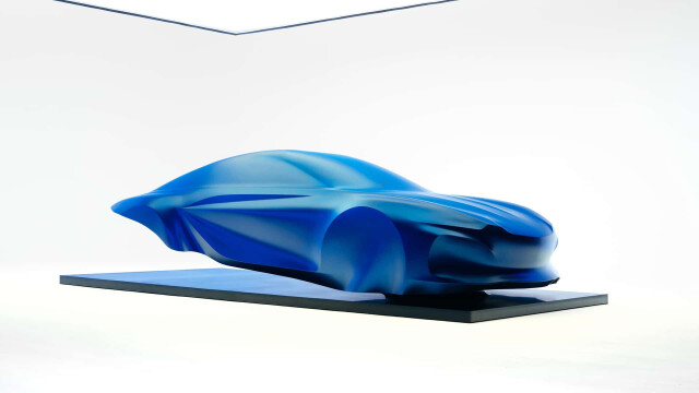 Alpine Teases Next-Generation Electric A110 Sports Car With Design Sculpture