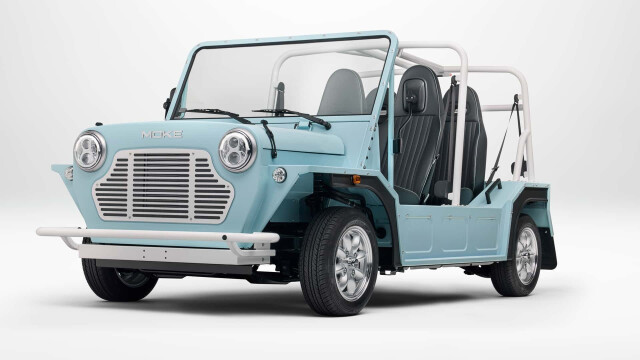Electric Moke Mk2 Debuts in Paris With 23.5-kWh Battery and 106-Mile Range