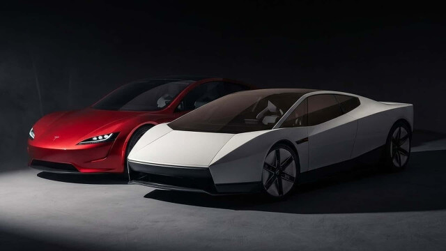 Production-Bound 2028 Tesla Roadster Trades Sleek 2017 Concept Curves For Angular Two-Seat Design