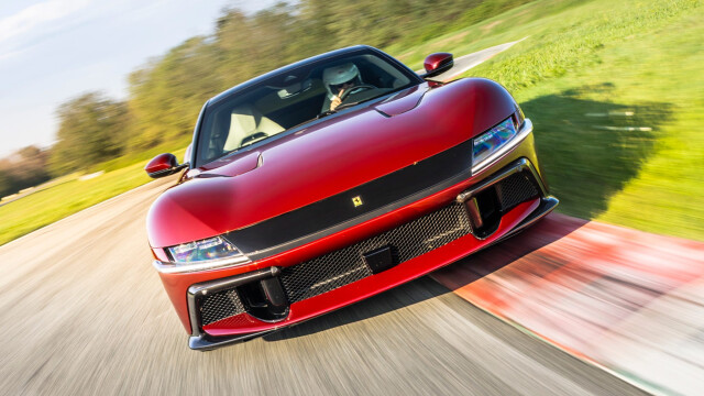 2027 Ferrari 12Cilindri Manuale With By-Wire Six-Speed Shifter Tested at Balocco Proving Ground