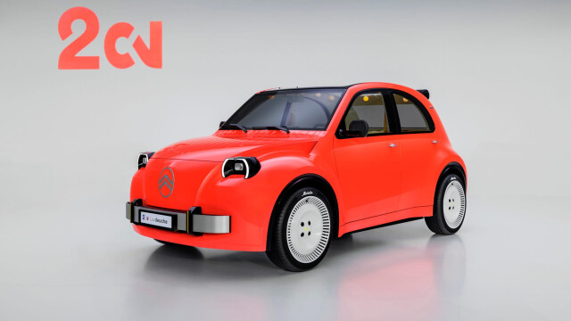 Citroën Debuts Sub-2,200-Pound 2CV Electric Concept at Paris Motor Show for 2028 Production