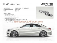 Mercedes CLA45 AMG Ordering Guide Leaked pic #577