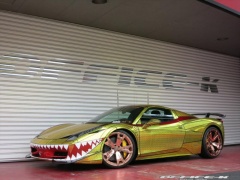 Office-K Has Redesigned the 458 Spider Golden Shark from Ferrari pic #4065