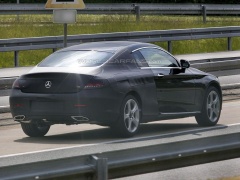 C-Class Coupe from Mercedes was seen Almost without Camouflage pic #4394