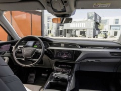 Audi E-Tron showed the interior