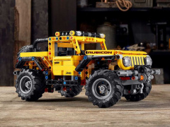 A replica of the Jeep Wrangler SUV from Lego 