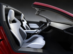 Production-Bound 2028 Tesla Roadster Trades Sleek 2017 Concept Curves For Angular Two-Seat Design pic #10286