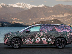 Skoda Unveils Its Largest Electric SUV Featuring Innovative Firsts pic #7526