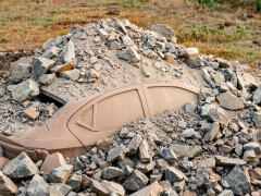 Tata Aeris sedan survives 20-ton gravel drop in extreme body strength test pic #9717