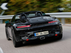 Electric Porsche Boxster prototype tested on track at Weissach facility pic #9947