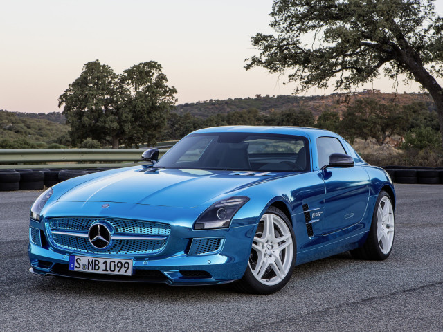 mercedes-benz sls amg coupe electric drive pic #109212