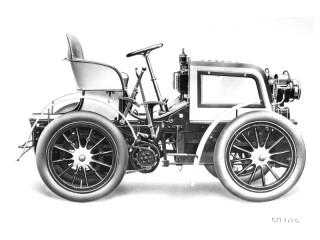 Daimler 23HP La Turbie Rennwagen