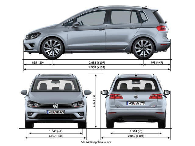 volkswagen golf sportsvan pic #118503