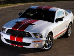 ford mustang shelby gt500 red stripe pic #43428