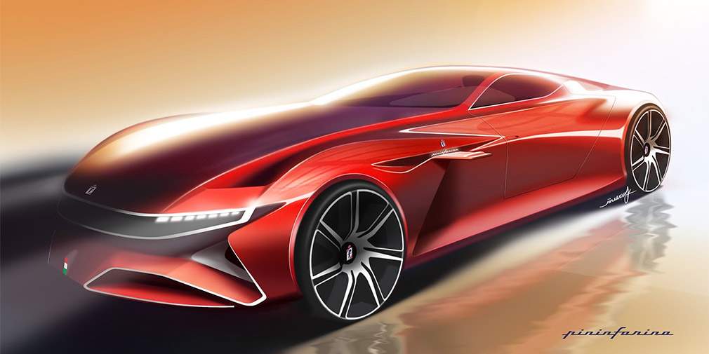 Pininfarina showed the first picture of an electric hypercar