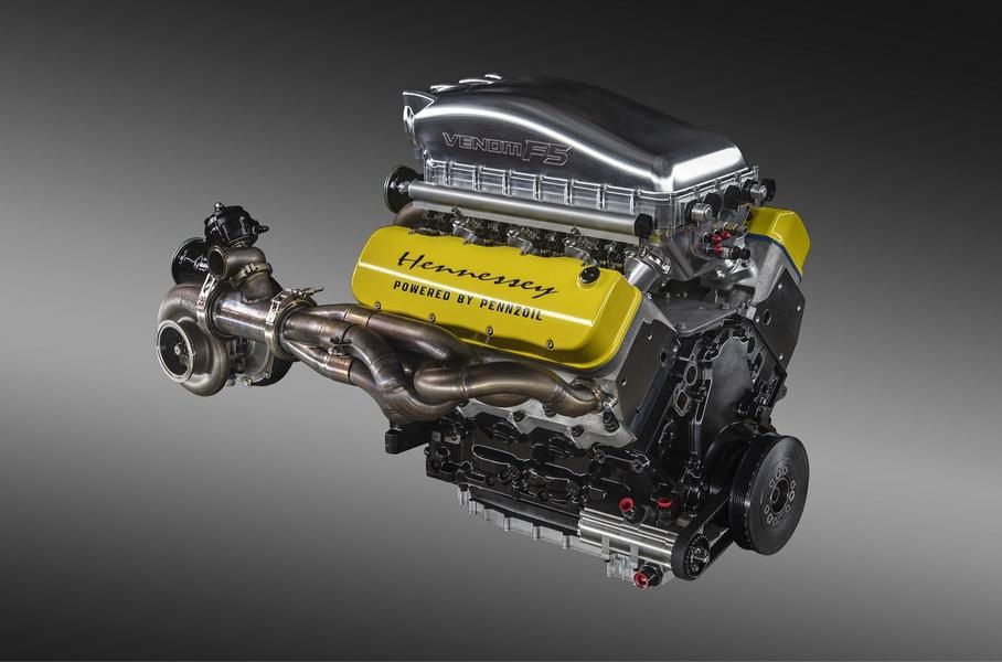 Hennessey Venom F5 Hypercar will receive a motor for 1842 "horses"