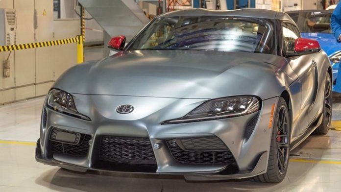 The revived Toyota Supra left the conveyor in a first copy