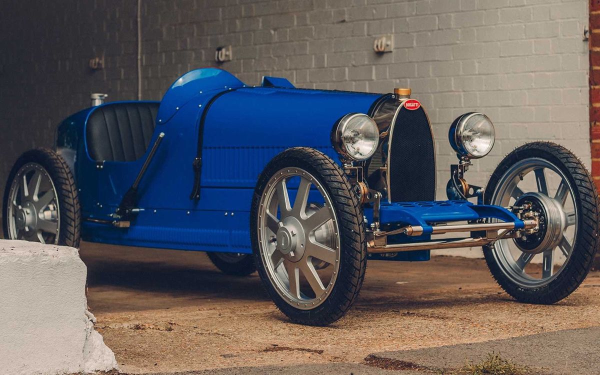 Bugatti showed a children's car for 58,500 euros