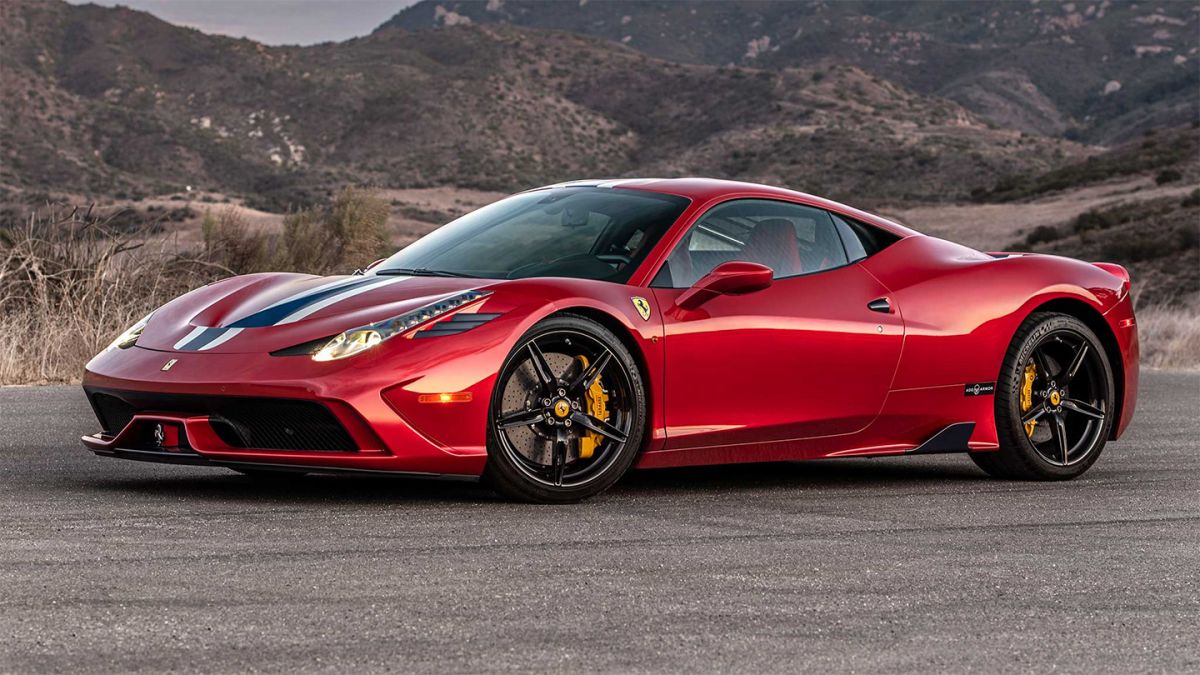 Ferrari 458 Speciale turned into an armored car